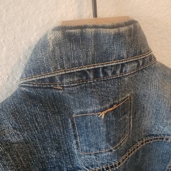 Levi's Womens Trucker Jean Jacket Button Down Denim Medium Wash Blue Size XS - Picture 13 of 13